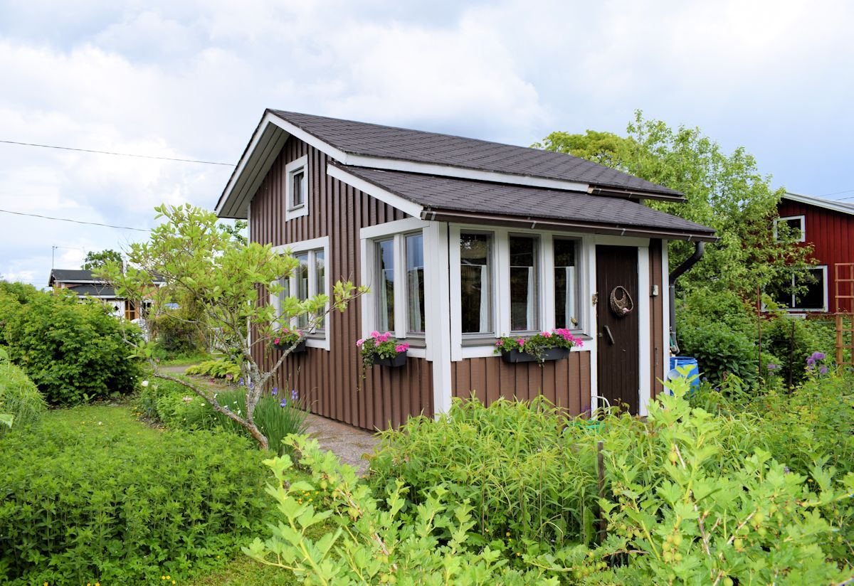 Nekalan siirtolapuutarha siirtolapuutarhamökki.